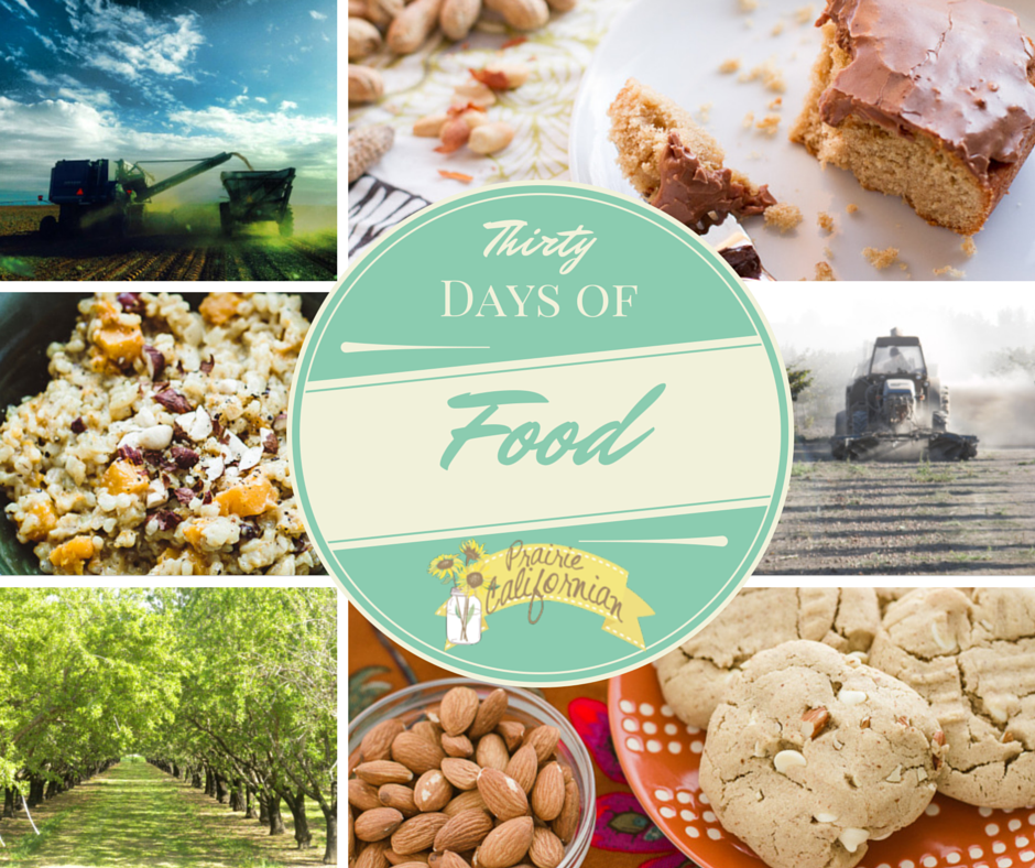 THIRTY DAYS OF FOOD