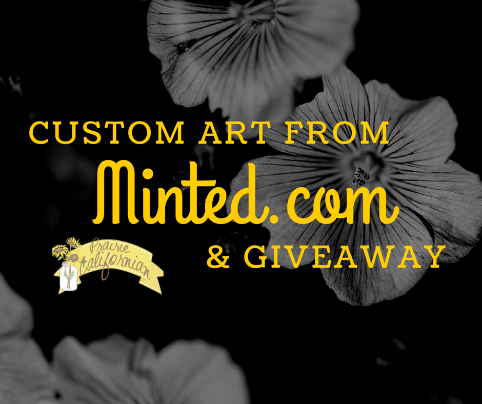 Custom Art from Minted.com & Giveaway