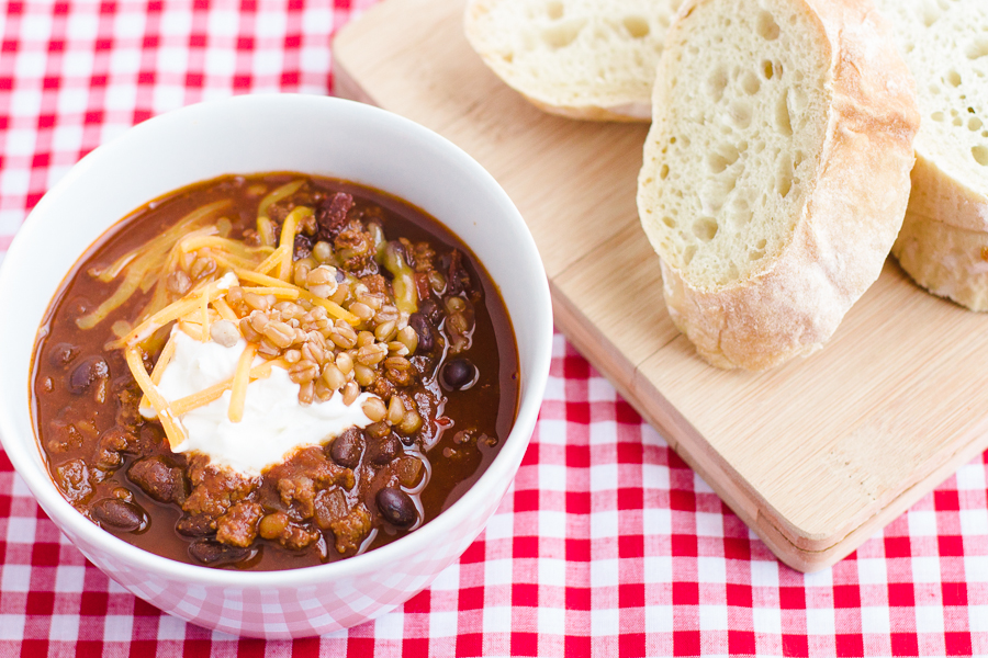 Wheat Berry Chili