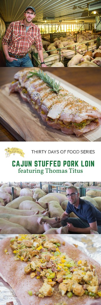 Cajun Stuffed Pork Loin featuring Thomas Titus - Prairie Californian