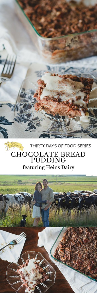 Chocolate Bread Pudding featuring Heins Dairy - Prairie Californian