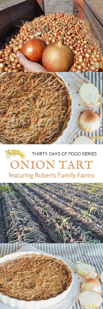 Onion Tart featuring Roberts Family Farms - Prairie Californian