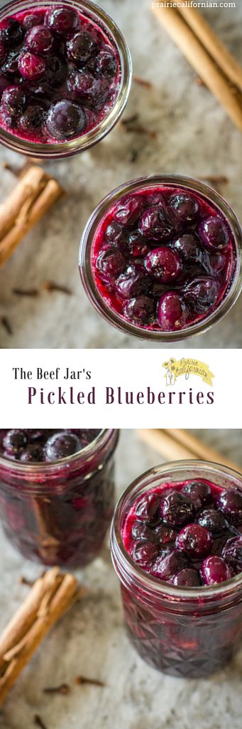 The Beef Jar's Pickled Blueberries - Prairie Californian