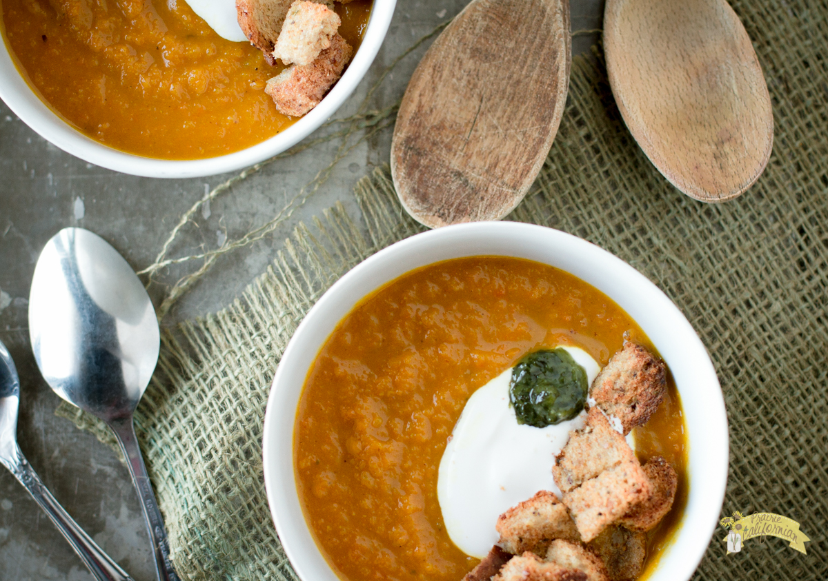 Curry Roasted Carrot Soup