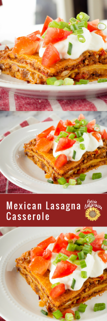 Mexican Lasagna Casserole - Prairie Californian