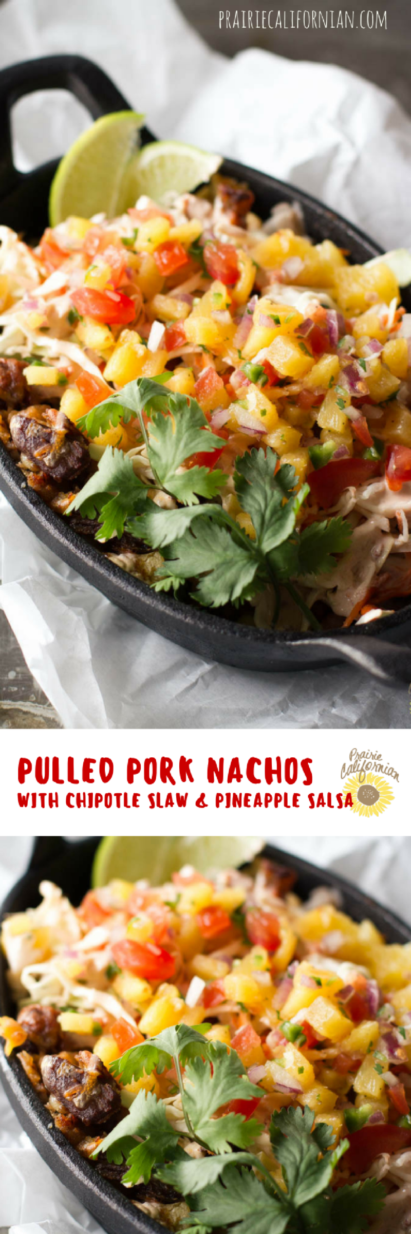 Pulled Pork Nachos with Chipotle Slaw & Pineapple Salsa - Prairie ...