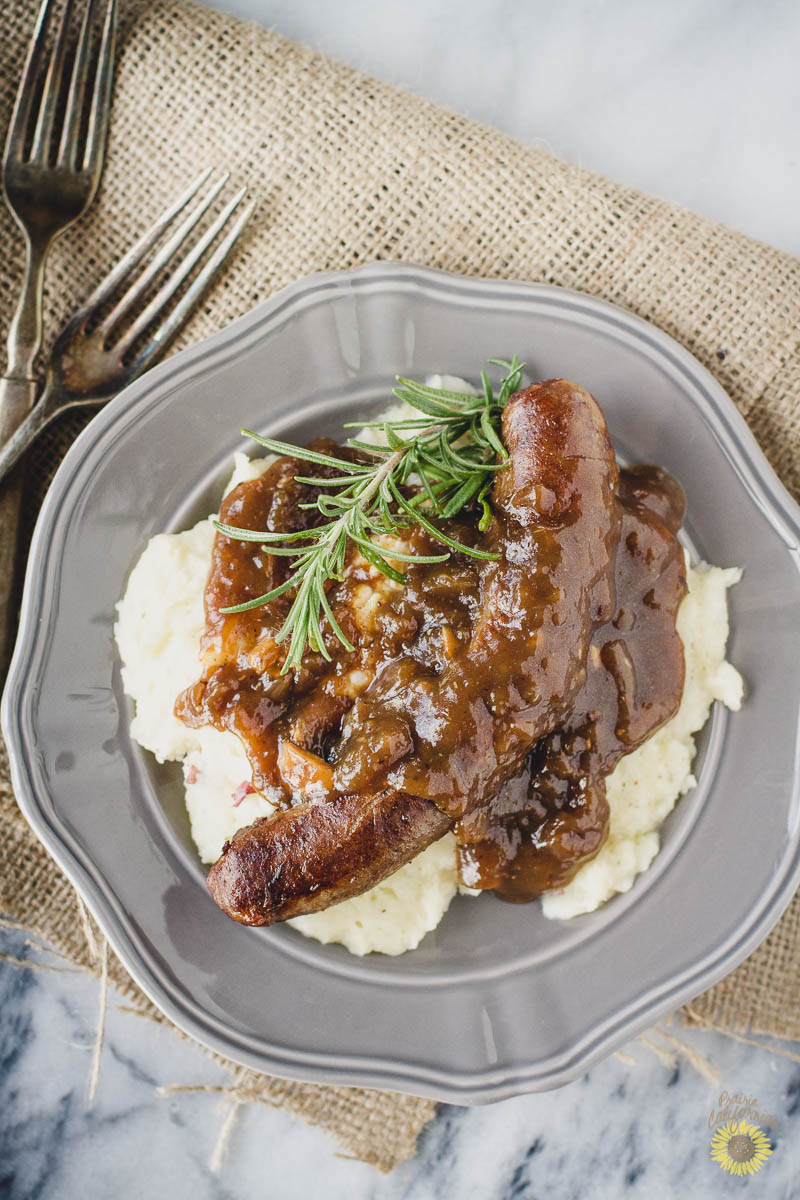 Instant Pot Bangers and Mash